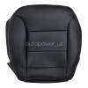 Soillar Driver Side Bottom Replacement Leather Seat Cover Black For