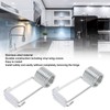 Spring Hinge Door Closer, 4 Pack Self Closing Universal Butterfly