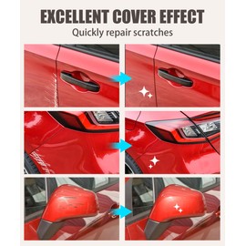 RACOONA Paint Pen,Car Accessories Touch Up Paint Pen,Car Paint Scratch Repair,Car Scratch Remover Pen,Touch Up Paint Pen for Cars,Car Touch Up Paint Pen,Deep Scratches for All Types of Cars (Pearl Red)