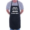 Print4U No Such thing As Too Much Garlic Funny Apron