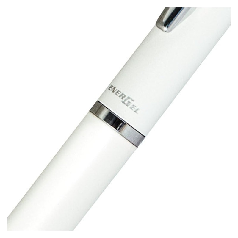Pentel EnerGel Philography Retractable Rollerball White Barrel with Gift Box