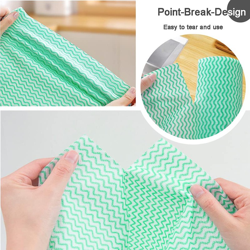 Cleaning Cloths, 3 Rolls of Tearable e Cloth, Kitchen Towel,
