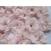 YYCRAFT Pack of 20 Pieces Chiffon 2" Flower Rhinestone for