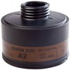 KAYSER GmbH Gasfilter Dirin A2 f.Vollmaske gegen Dämpfe u.Gase