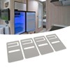 4pcs Rv Refrigerator Airing Device Plastic Rv Fridge Airing Cards