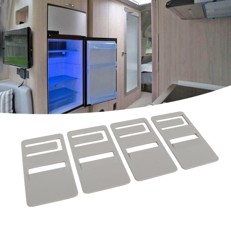 4pcs Rv Refrigerator Airing Device Plastic Rv Fridge Airing Cards
