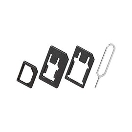 Goobay 40805 Sim Card Adapter 3 in 1 Nano SIM, Micro SIM, Si