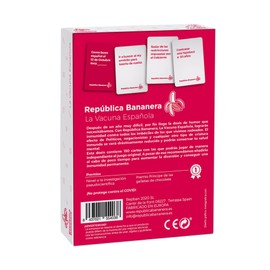 República Bananera - The Spanish Vacuna | Card Game for Parties | Adults Board Games in Spanish | Laughters with Friends, Guaranteed Fun | From 3 to 69 Players | 150 Cards