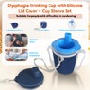 EHUSPU Dysphagia Regulating Drinking Cup Set – Spill-Proof, Adjustable Flow