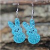 Easter Earrings for Women Funny Easter Rabbit Earrings Rabbit Dangle