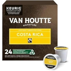 Van Houtte Costa Rica Light Roast K-Cups Coffee Pods, 24 Count For Keurig Coffee Makers