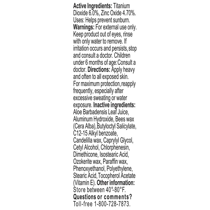 SolRx Zinc Stick Protector Solar SPF 50 Active óxido de Zinc