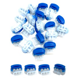 30Pcs 3 Way Wire Connectors,Waterproof Electrical 314-BOX Self-Stripping Pigtail Connectors for 22-14 AWG Cables