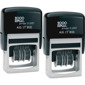 COSCO : Self-Inking Dater, 6-year Date Band, No messy Stamp -:- Sold as 2 Packs of - 1 - / - Total of 2 Each