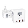 [2 Pack] European Travel Plug Adapter,HRpart International Power Adapter,with 20W