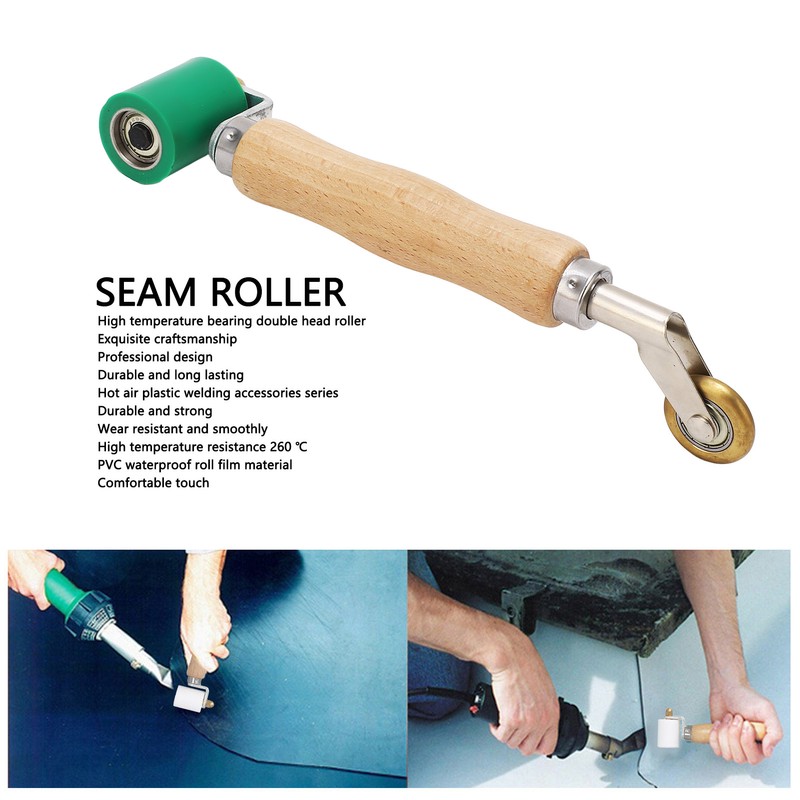 Double End Seam Roller High Temperature Resistant Silicone Wheel Brass