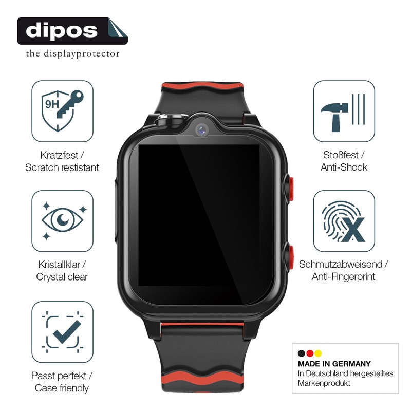 dipos I 2x Screen Protectors 9H Clear Compatible with Carneedi
