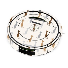 MightySkins Skin Compatible with iRobot Roomba 690 Robot Vacuum - Cat Lady | Protective, Durable, and Unique Vinyl Decal wrap Cover | Easy to Apply, Remove, and Change Styles | Made in The USA