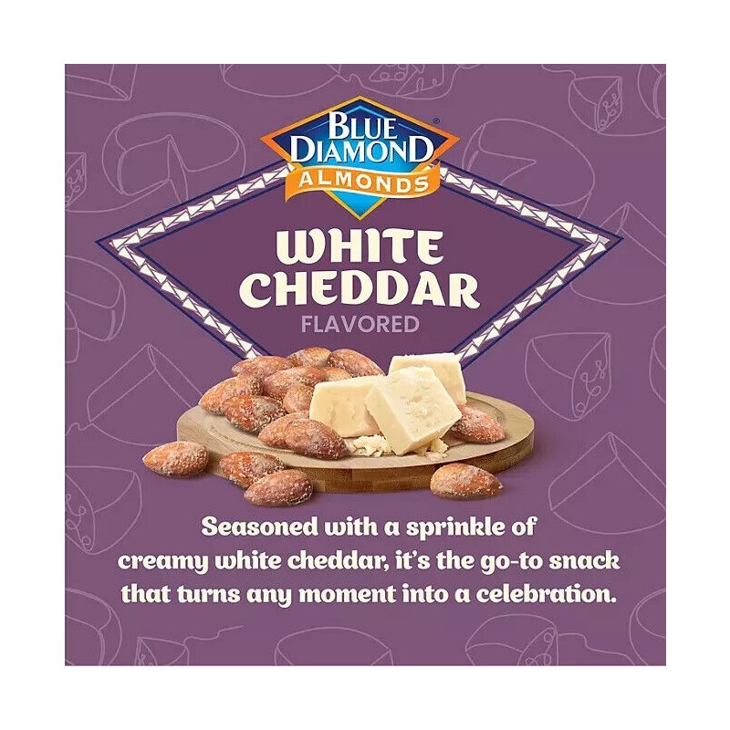 Blue Diamond White Cheddar Almonds, 40 oz. FREE SHIPPING