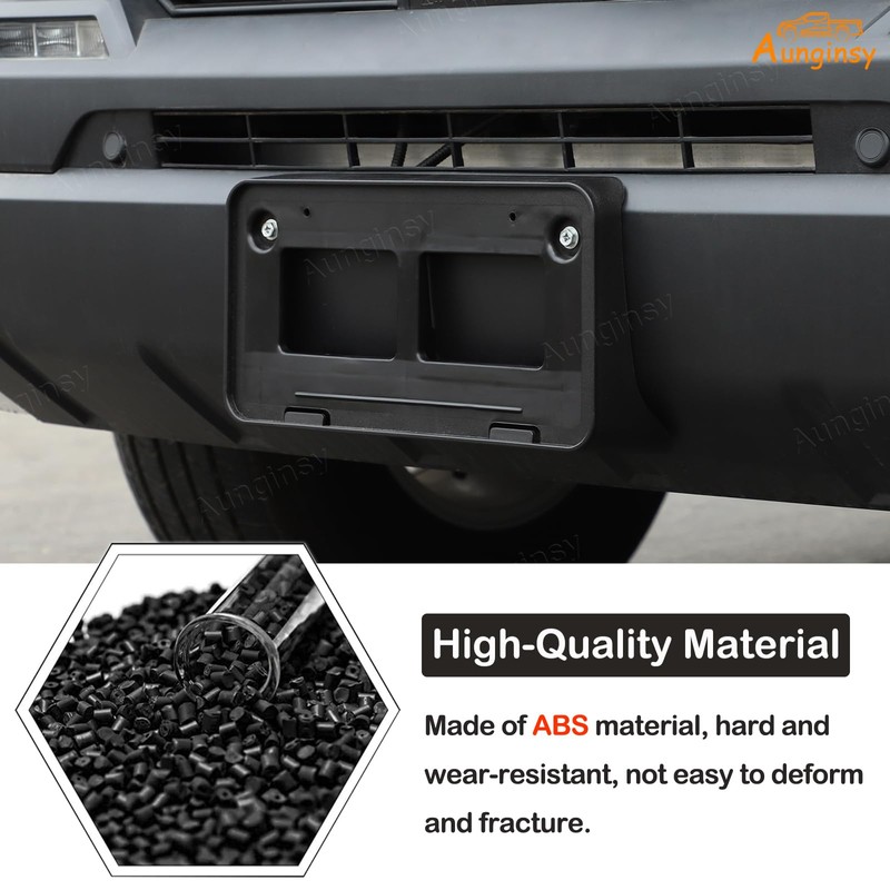 Car Front License Plate Frame Bracket Compatible with Toyota Tundra