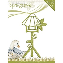 Find It Trading Precious Marieke Springtime Die-Bird Feeder, Other, Multicoloured, 10.99x16.4x0.15 cm