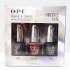 OPI Infinite Shine On HOLIDAY SET: Base + Top +