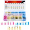 Nilight – 135 conectores de cable termorretráctiles – Kit de