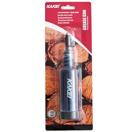 KAKEI Chainsaw Bar Grease Gun 1.5 oz, All-Purpose Lubricant for Chainsaw Guide Bar Sproket Nose, Pre-Loaded, Universal Bar Oil, Chainsaw Accessory