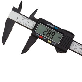 150mm 6inch Plastic Digital Caliper LCD Digital Electronic Ruler Carbon Fiber Vernier Caliper Gauge Micrometer Measuring Tool