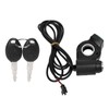 Electric Bike Throttle Grip Kit Speed Handlebars with Blue Font