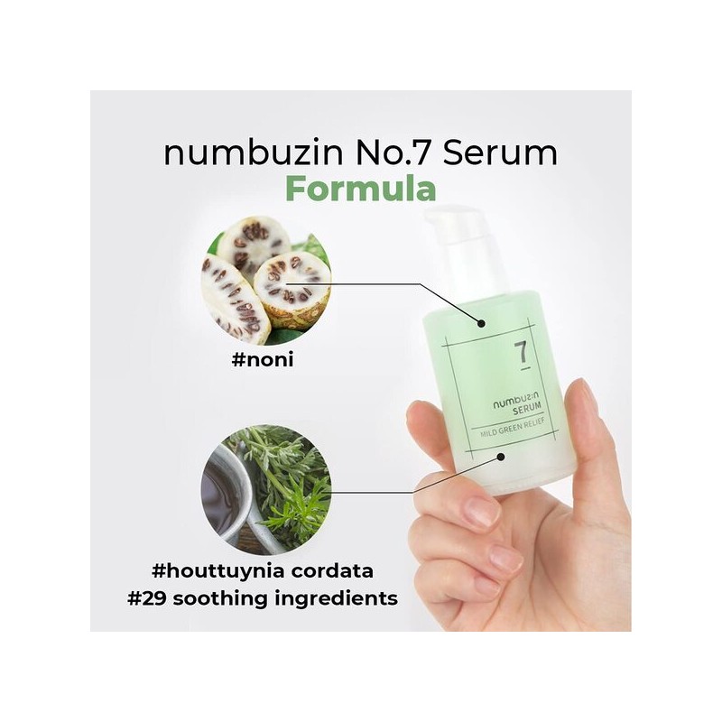 Numbuzin [Numbuzin]No.7 Mild Green Soothing Serum 50ml