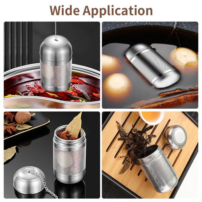 Tea Infusers for Loose Tea, 2Pcs 316 Stainless Steel Mesh