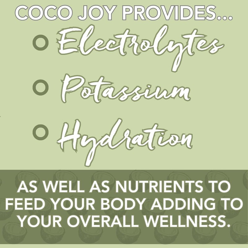 CoCo Joy Natural Coconut Water, Low-Calorie, High-Calcium, Nutrient-Rich Drink 6