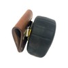 Leather Tape Measure Holder (Dark Brown w/Snaps)