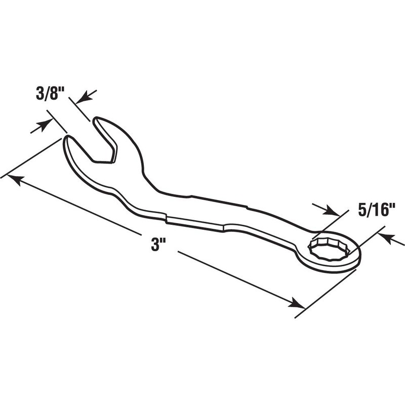 Prime-Line Products N 7164 Bifold Closet Door Pivot Adjustment, 3/8