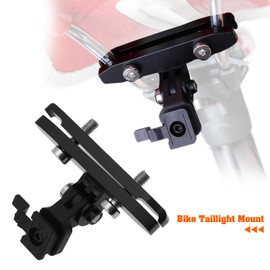 YINETTECH 1Pc Bike Taillight Saddle Rail Mount Support Seatpost Compatible with Bontrager Ion Pro RT Headlight Adapter Torch Adapter Holder Black