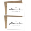 Set of 2 Parents In Law Wedding Day Card, Parents