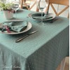 Linen & Cotton Polka Dot/Spotty Tablecloth ANTEA, 100% Linen -