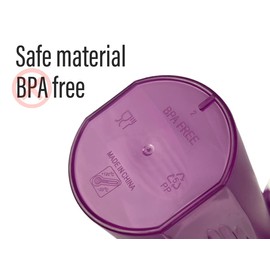 Litex Classic Shaker for Protein Shakes and Pre-Workout, Gym Shaker Bottle, Protein Shaker Bottle,24 oz.(purple)