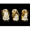 Three Wise Owls Figures - See Nothing, Hear Nothing, See