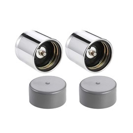 KHGUZ 2PCS Trailer Wheel Bearing Protector, 1.98 Inch Trailer Hub Cap with Protective Bras, Automotive Bearing Dust Protection Cover Accessories, Universal for SUV, Sedan, Truck