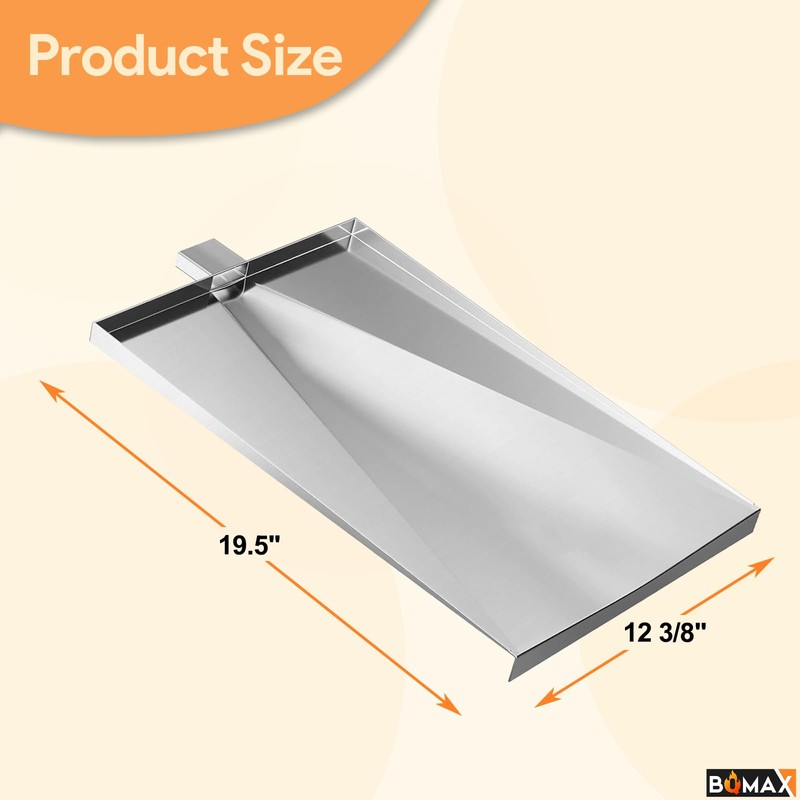 BQMAX SUB025 Drip Tray for Traeger Tailgater 20 Grill, for