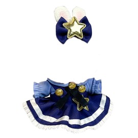 2Pcs Clothes for 17cm Doll, Judy Hopps Cosplay, Cute Outfit Accessories, No Doll (Judy Hopps)