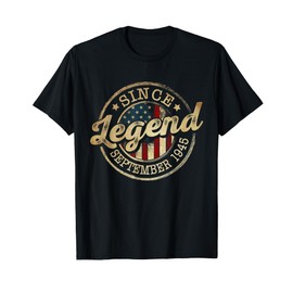 Legend Since September 1945 Vintage 80th Birthday Classic T-Shirt