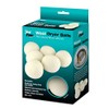 Total Vision's Soft Wool Dryer Balls (6-Pack) - Reusable Natural