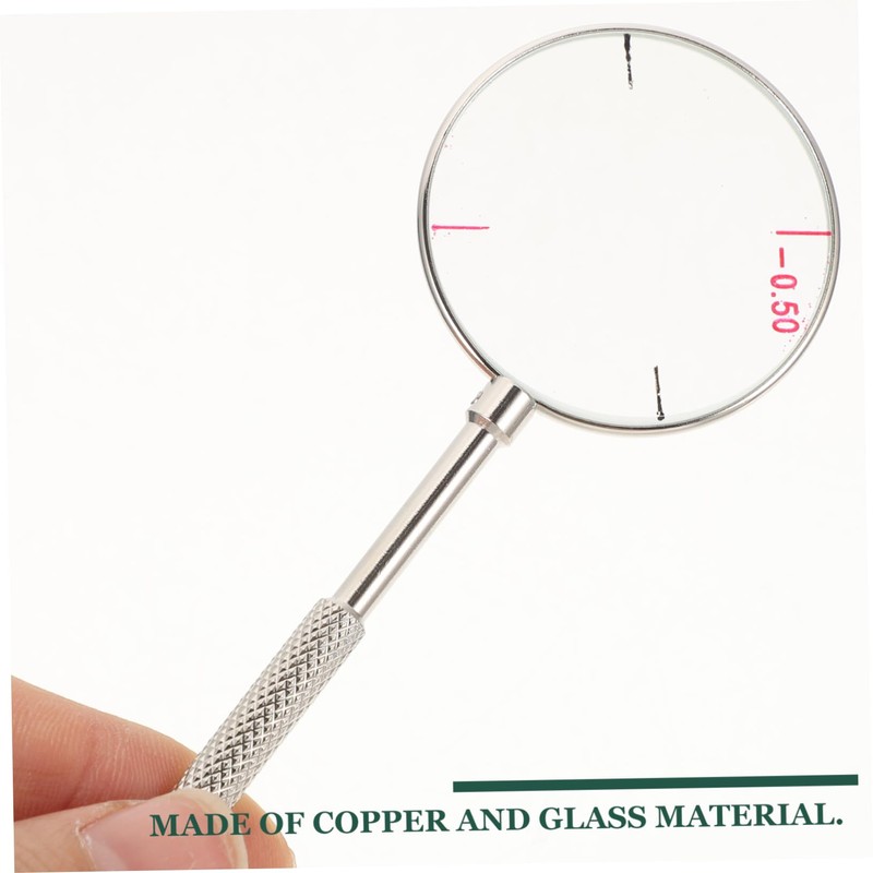 CLISPEED 2Pcs Cross Cylinder Lens Tool Set Round Optical Diopters