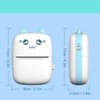Mini Printer Portable Pocket Mini Wireless Self Adhesive Thermal Printer