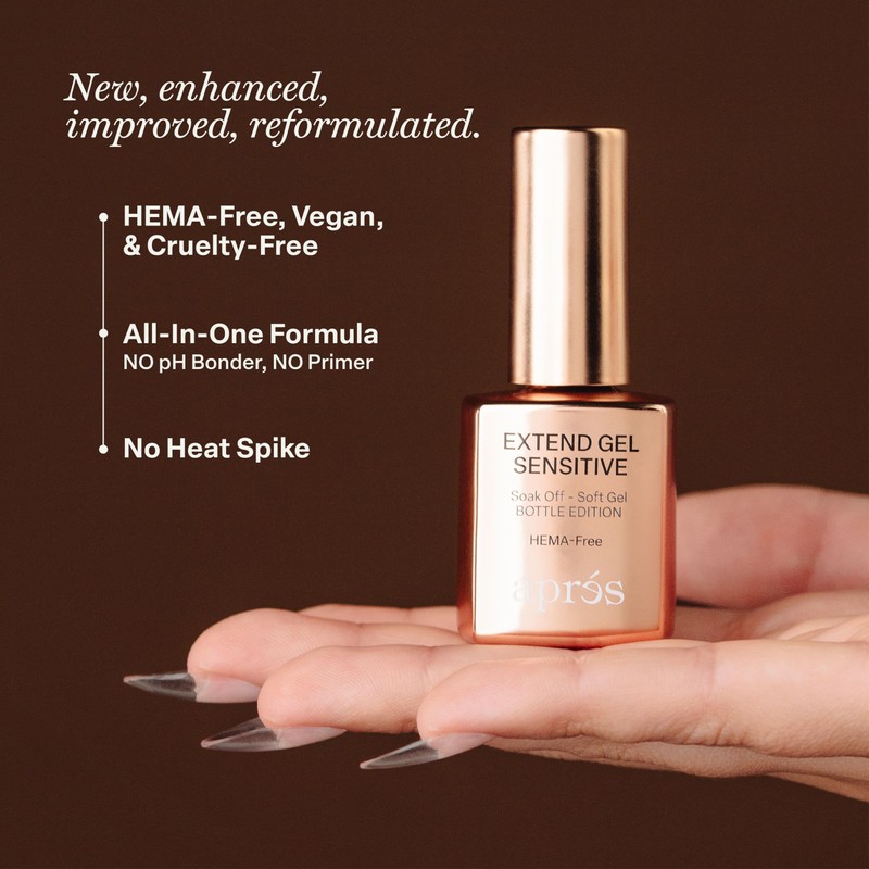 Aprés Extend Gel Sensitive - HEMA-Free Soak Off Gel-X Tips