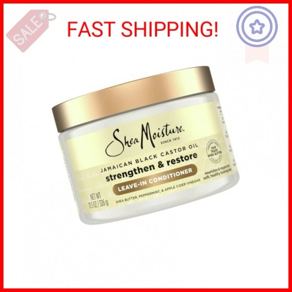 SheaMoisture Jamaican Black Castor Oil Strengthen & Restore Leave-In Conditioner