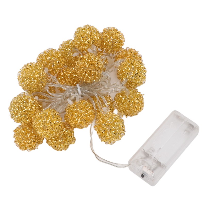 LED Light String Innovative Iron Wire Round Ball String Lights